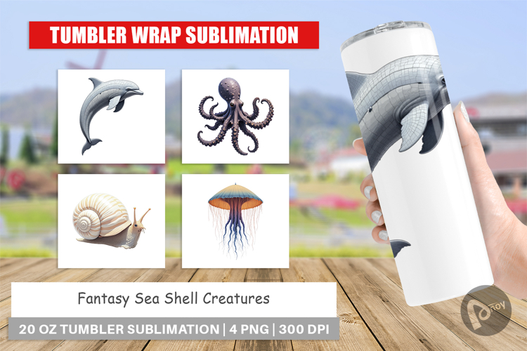 Sea Creatures Clipart Image 13