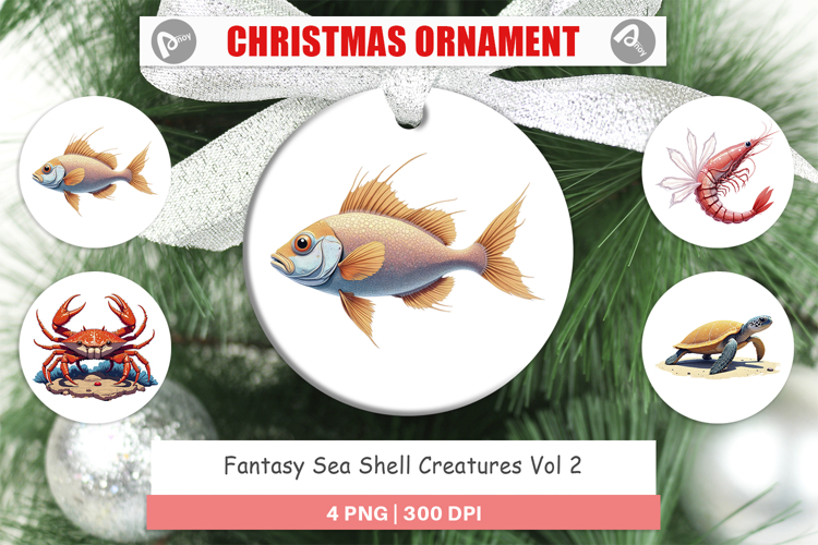 Sea Creatures Clipart Image 14
