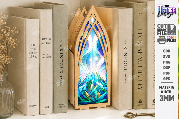 Fantasy Window Book Nook with Hidden Storage Laser Cut | Got