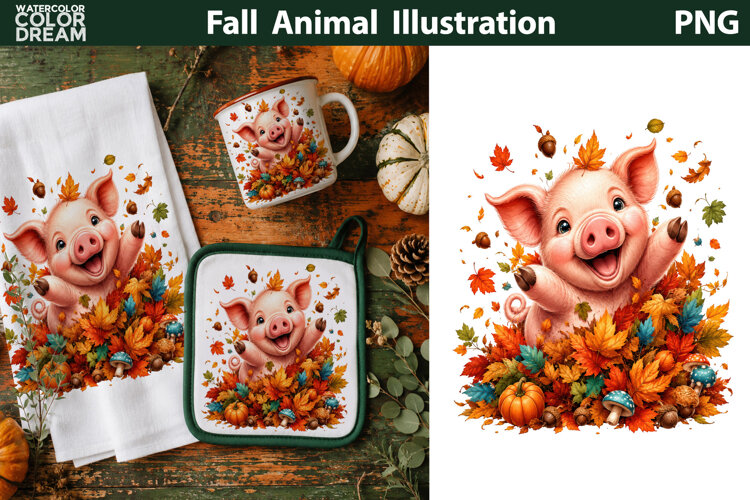 Cute Highland Cow Clipart | Fall Farm Sublimation example image 1
