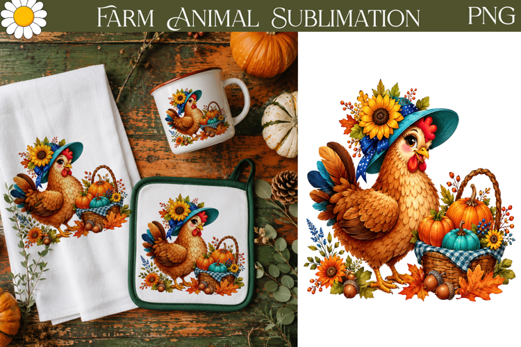 Farmhouse Animals Clipart Image 4