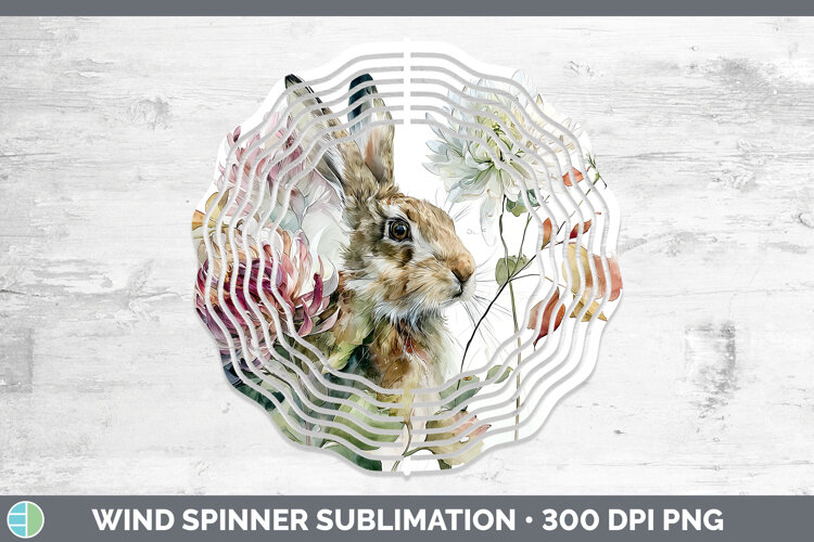 GorgeousFarm Autumn Floral Wind Spinner design.