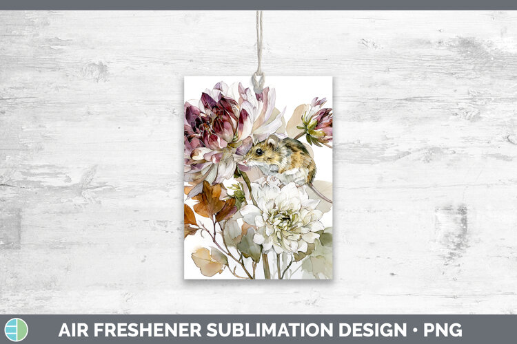 GorgeousFarm Autumn Floral Air Freshener design.