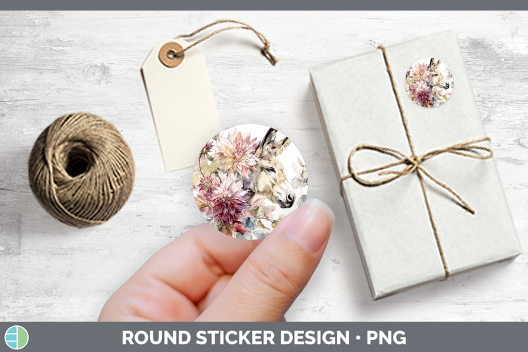 Mule Farm Autumn Floral Stickers Design