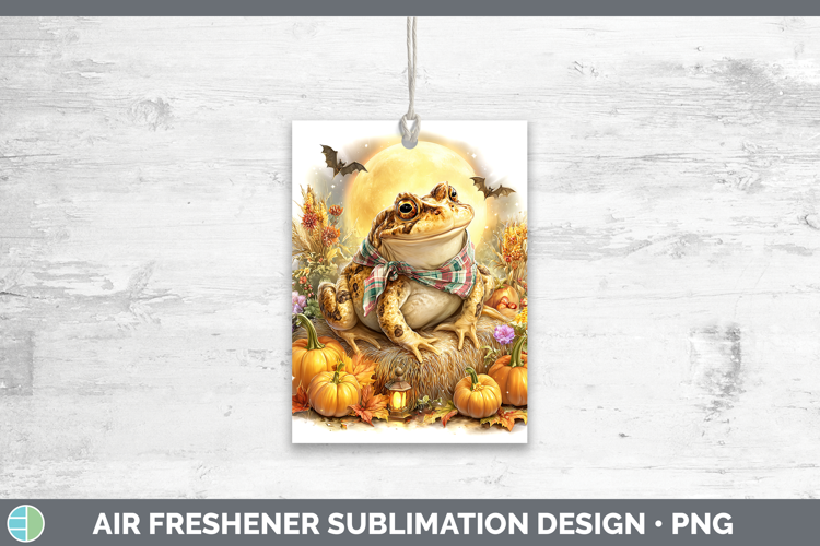Farm Bandana Halloween Bullfrog Air Freshener Sublimation Ca