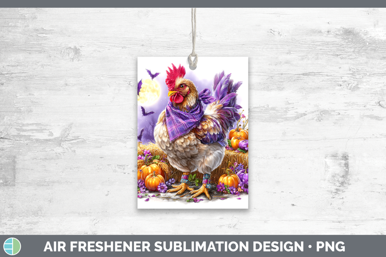 Farm Bandana Halloween Chicken Air Freshener Sublimation Car