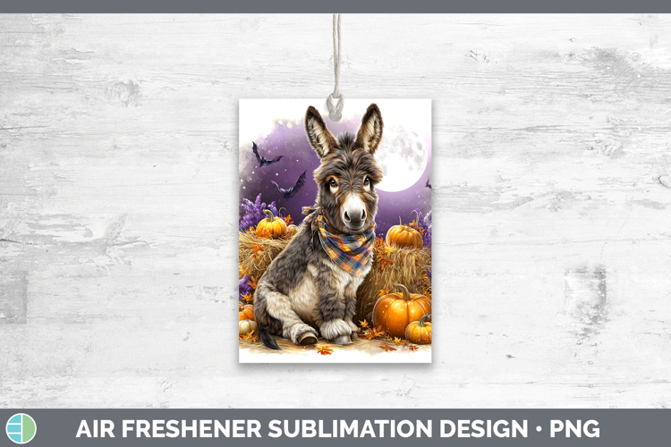 Farm Bandana Halloween Donkey Air Freshener Sublimation Car