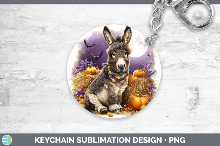 GorgeousFarm Bandana Halloween Keychain design.