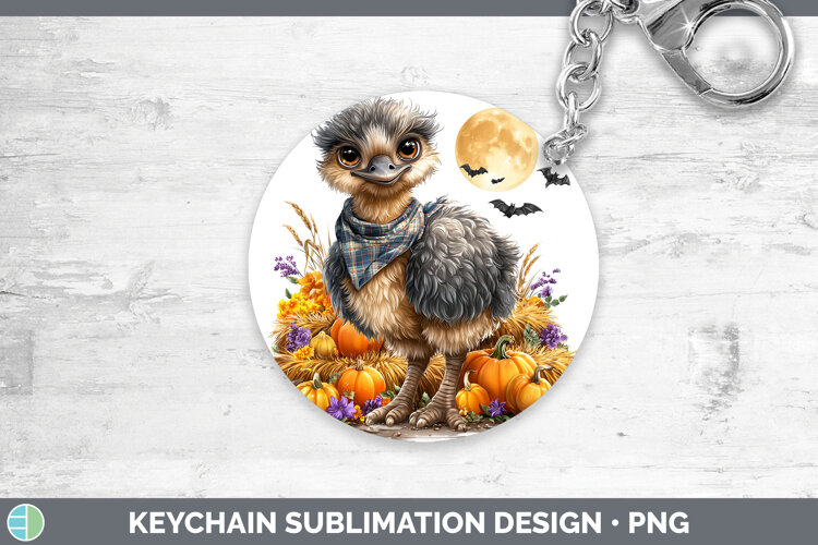 GorgeousFarm Bandana Halloween Keychain design.