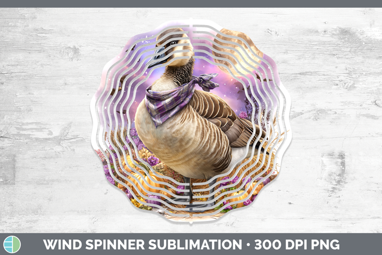Farm Bandana Halloween Goose Wind Spinner Sublimation Spinne