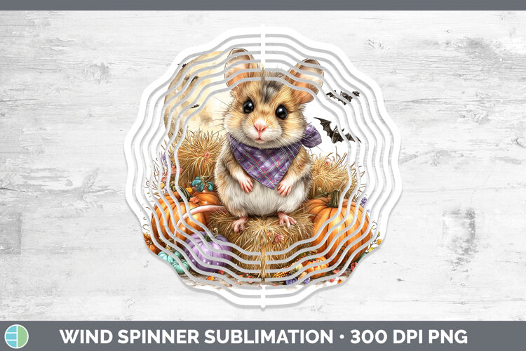 GorgeousFarm Bandana Halloween Wind Spinner design.