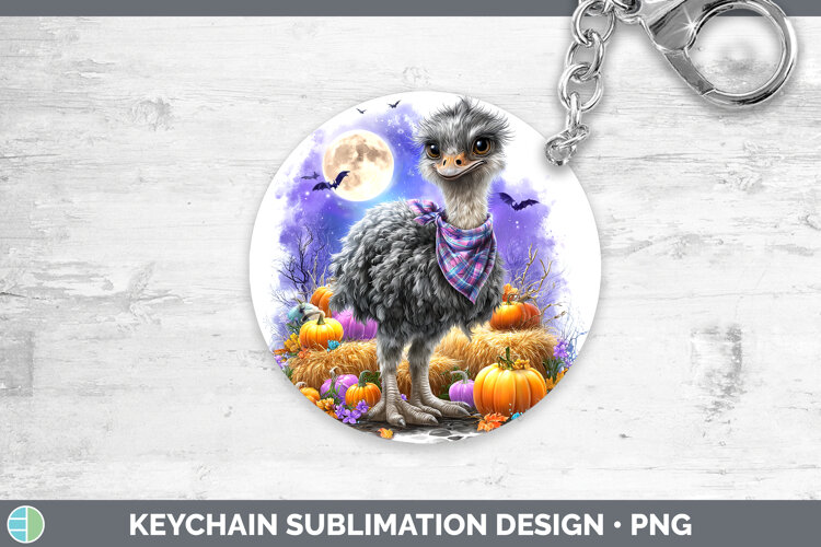 GorgeousFarm Bandana Halloween Keychain design.