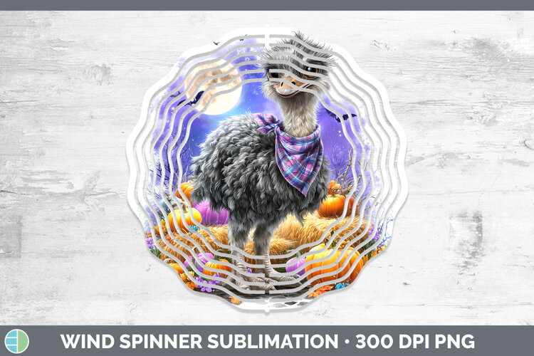 GorgeousFarm Bandana Halloween Wind Spinner design.