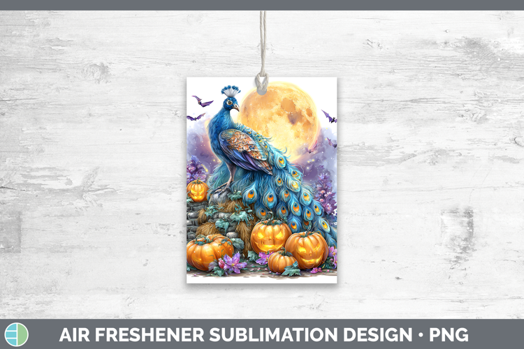 Farm Bandana Halloween Peacock Air Freshener Sublimation Car