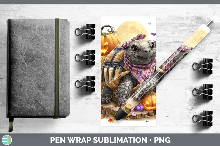 GorgeousFarm Bandana Halloween Pen Wrap design.