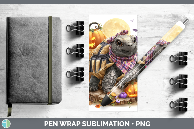 Farm Bandana Halloween Tortoise Pen Wrap Sublimation Pen Des