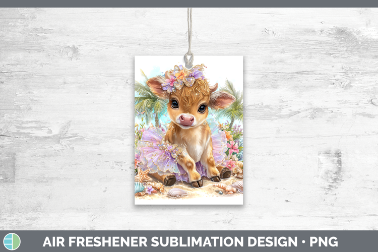 Bull Air Freshener Farm Beach Sublimation Car Freshener Desi