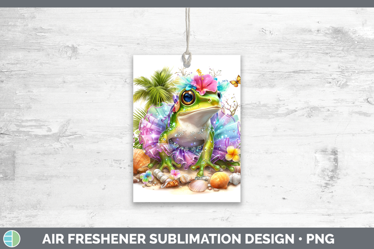 Bullfrog Air Freshener Farm Beach Sublimation Car Freshener