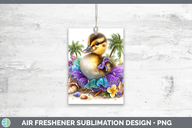 Duck Air Freshener Farm Beach Sublimation Car Freshener Desi