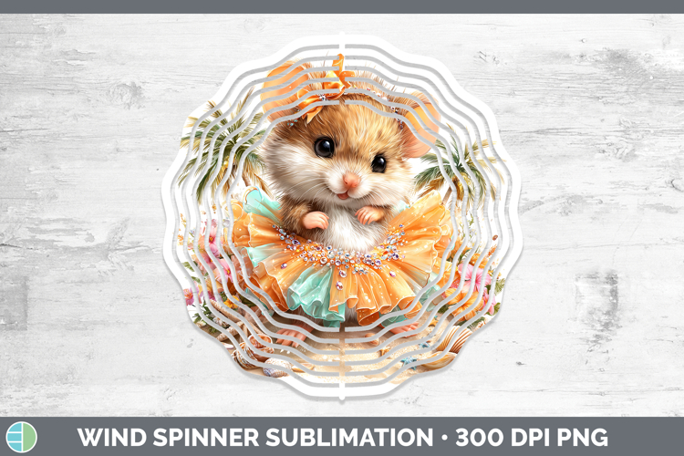 Mouse Wind Spinner Farm Beach Sublimation Spinner Designs