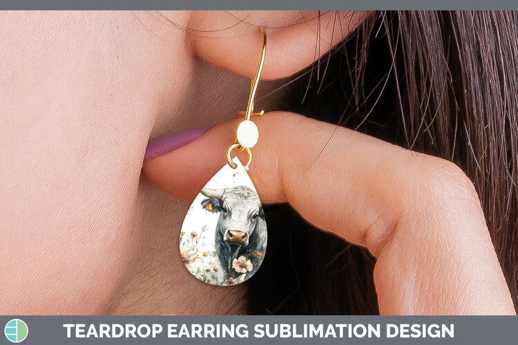GorgeousFarm Butterflies Teardrop Earrings design.