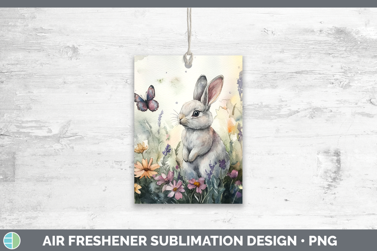 Farm Butterflies Bunny Air Freshener Sublimation Car Freshen