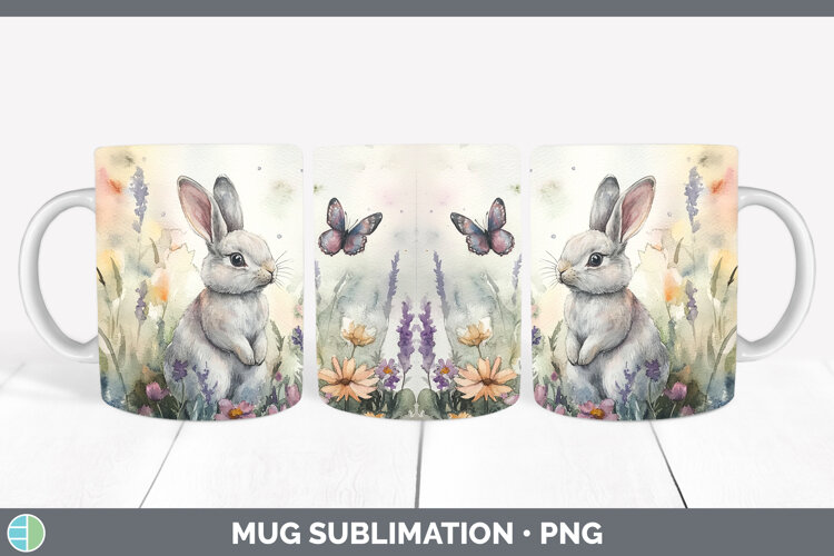 GorgeousFarm Butterflies Mug Wrap design.