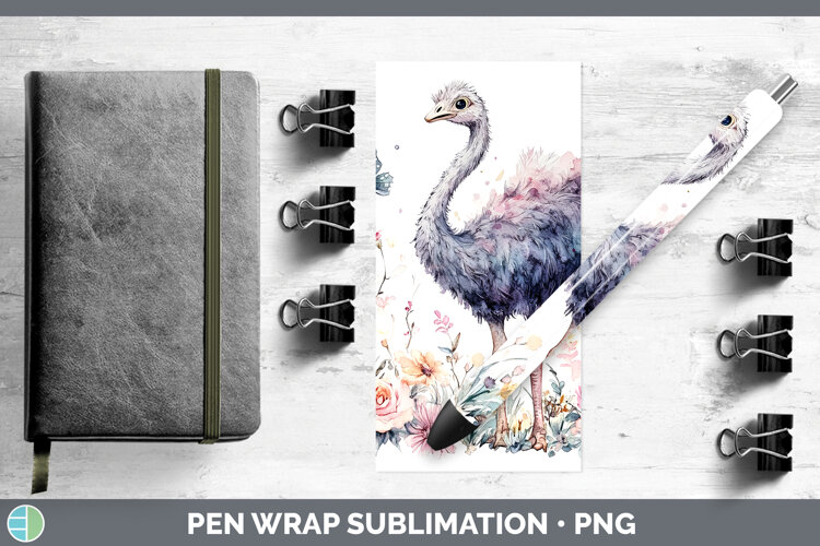 GorgeousFarm Butterflies Pen Wrap design.