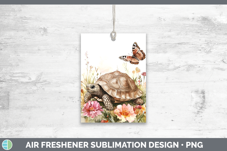 Farm Butterflies Tortoise Air Freshener Sublimation Car Fres