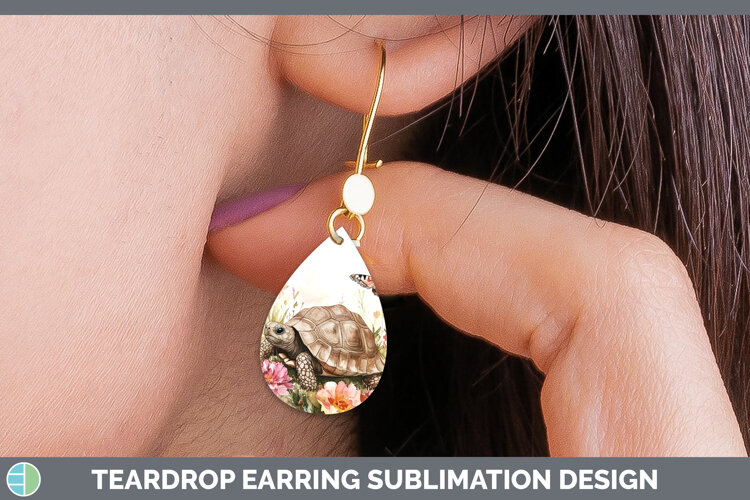 GorgeousFarm Butterflies Teardrop Earrings design.