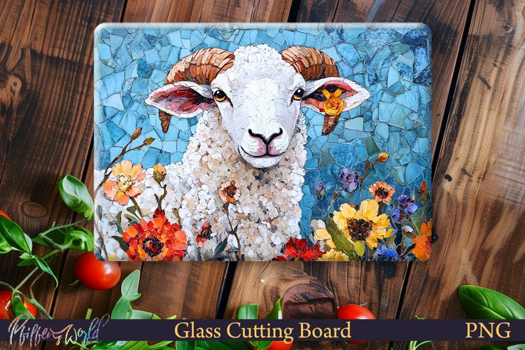 Cutting Board Design | Farm Animal | Goat