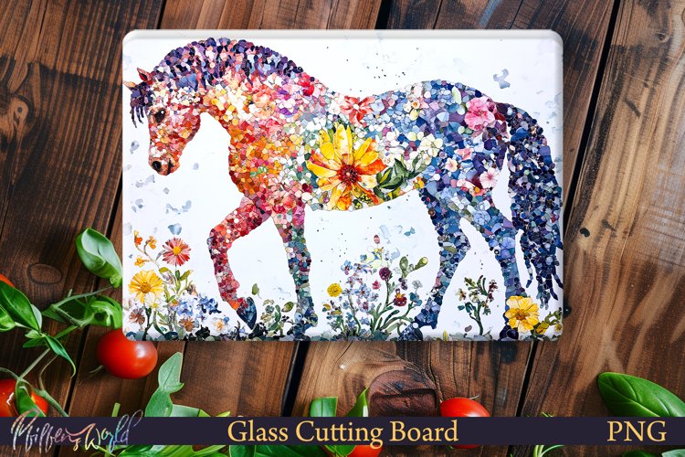 Cutting Board Design | Farm Animal | Horse example image 1