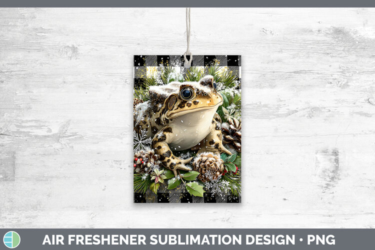 GorgeousFarm Checker Christmas Air Freshener design.