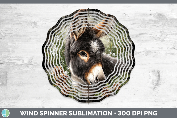 GorgeousFarm Checker Christmas Wind Spinner design.