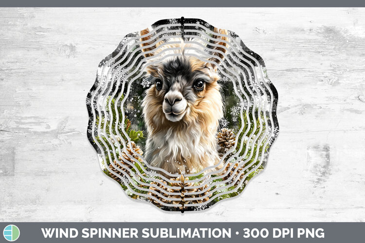GorgeousFarm Checker Christmas Wind Spinner design.
