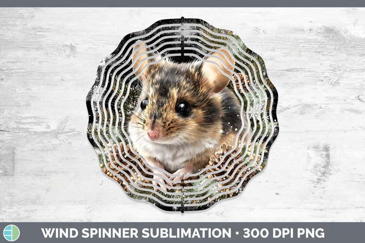 GorgeousFarm Checker Christmas Wind Spinner design.