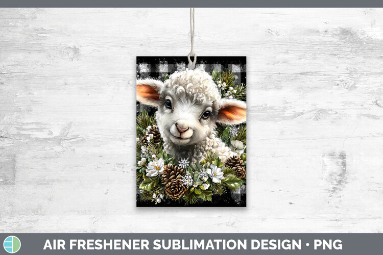 GorgeousFarm Checker Christmas Air Freshener design.