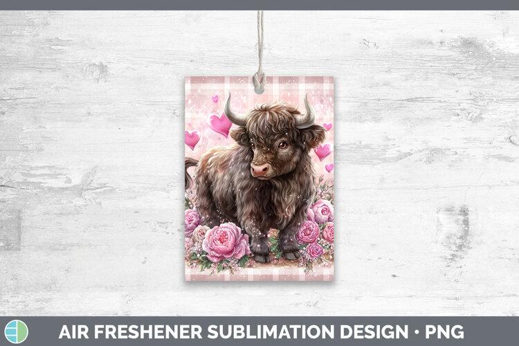 GorgeousFarm Checker Valentine Air Freshener design.