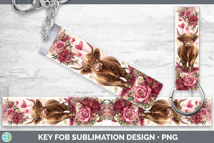 GorgeousFarm Checker Valentine Key Fob design.