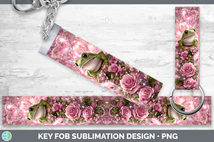 GorgeousFarm Checker Valentine Key Fob design.