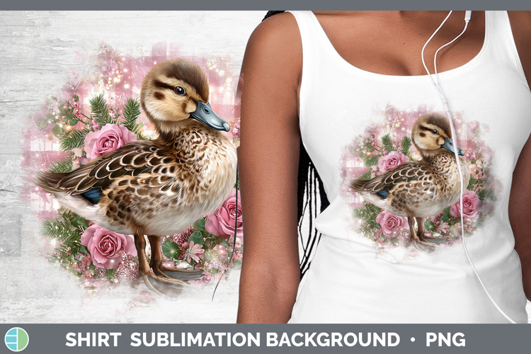 Duck Farm Checker Valentine Shirt Sublimation Design