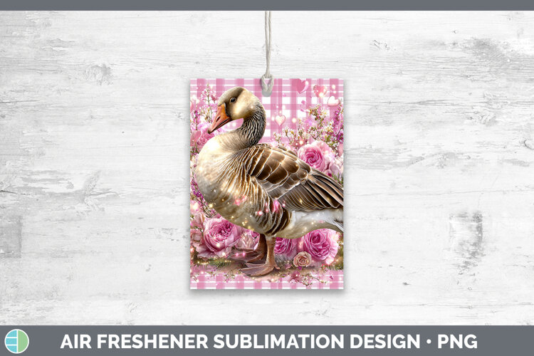 GorgeousFarm Checker Valentine Air Freshener design.