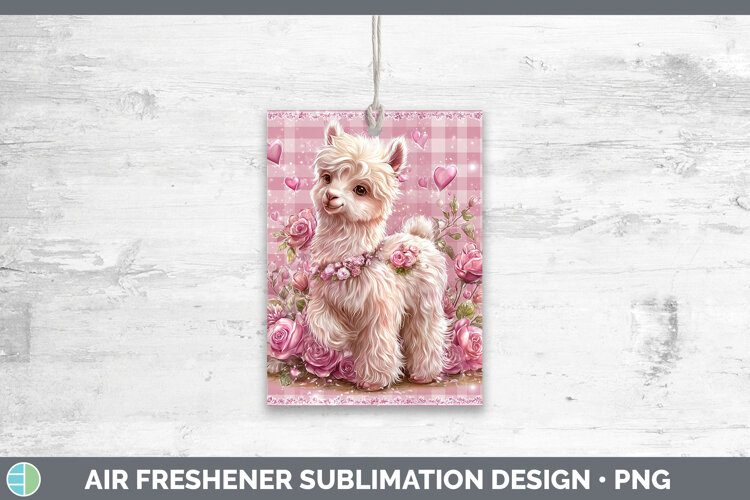 GorgeousFarm Checker Valentine Air Freshener design.