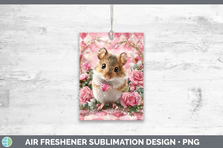 GorgeousFarm Checker Valentine Air Freshener design.