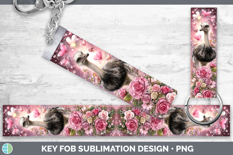 GorgeousFarm Checker Valentine Key Fob design.