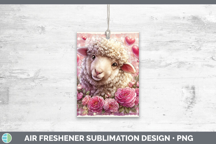 GorgeousFarm Checker Valentine Air Freshener design.
