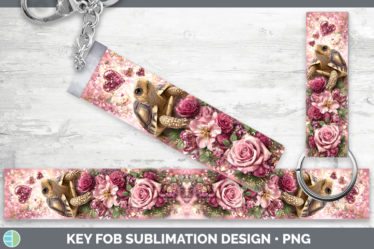 GorgeousFarm Checker Valentine Key Fob design.