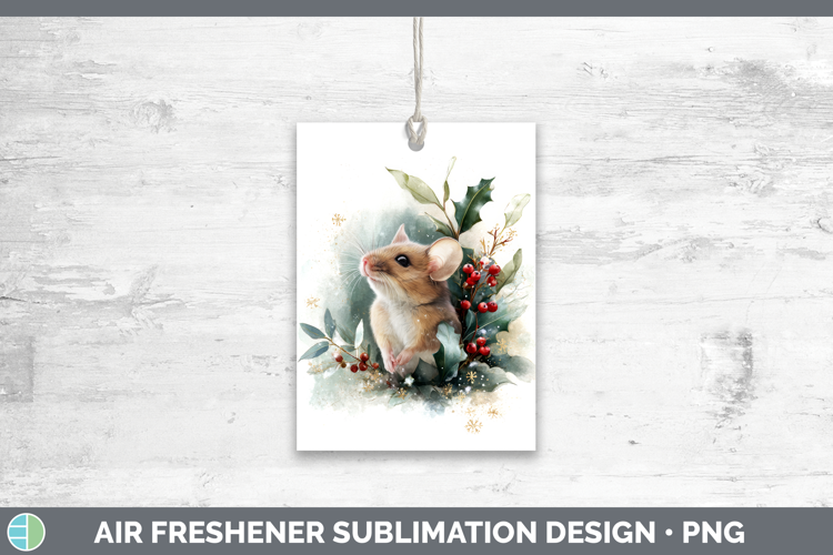 Mouse Farm Christmas Botanicals Air Freshener Sublimation De