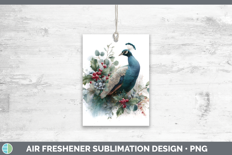 Peacock Farm Christmas Botanicals Air Freshener Sublimation