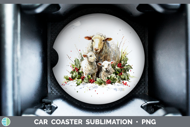 Car Coaster Sublimation Designs Image 3
